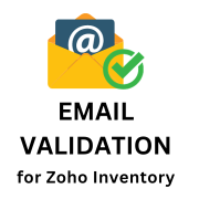Email Validation for Zoho Inventory